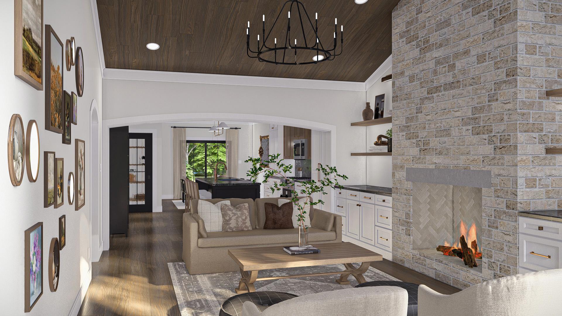Plan 623358DJ: 2-Bed Modern Cottage Duplex with Symmetrical Units - 1231 Sq Ft - Image #11 - Cottage, Country, Modern, New American, Traditional