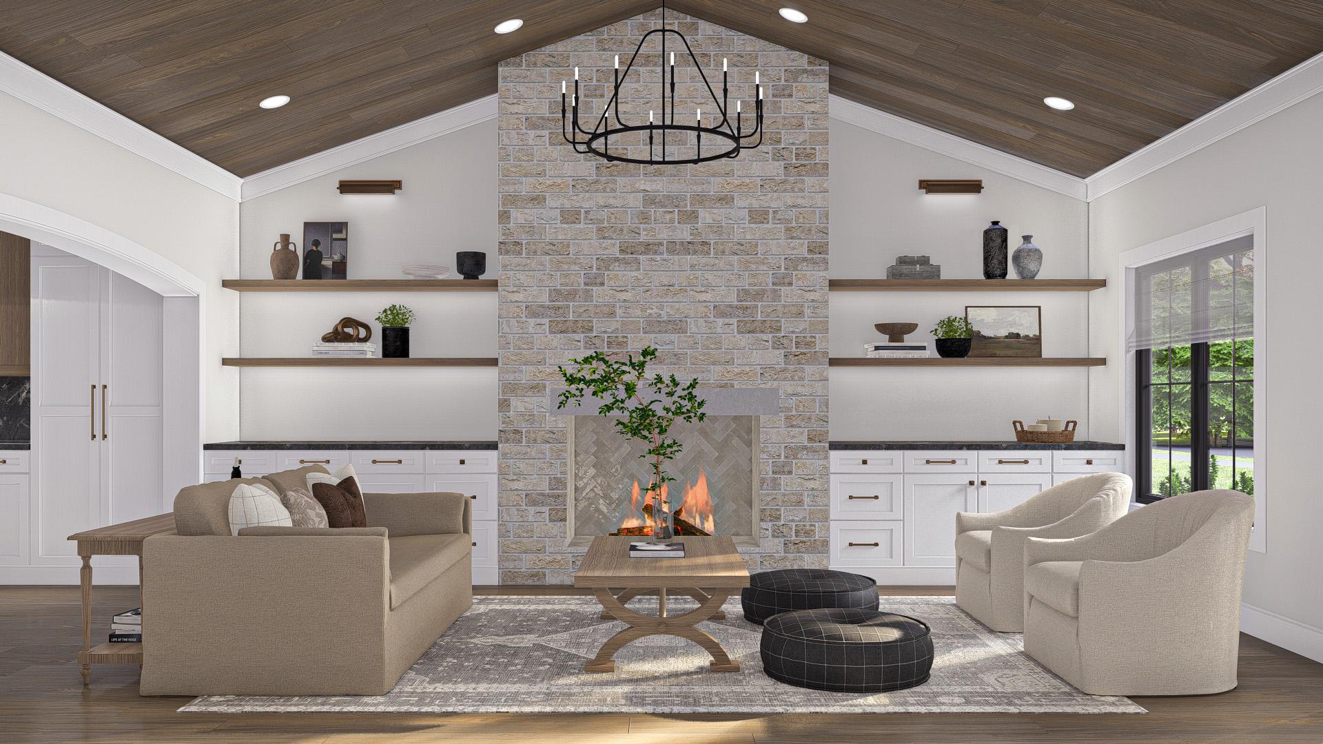 Plan 623358DJ: 2-Bed Modern Cottage Duplex with Symmetrical Units - 1231 Sq Ft - Image #12 - Cottage, Country, Modern, New American, Traditional