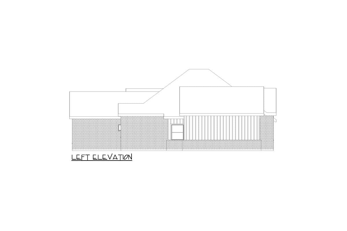 Plan 36701TX: 4-Bed Scandinavian Ranch House Plan with Open-Concept Floor Plan - 3517 Sq Ft - Image #7 - Contemporary, Mid Century Modern, Modern, Ranch
