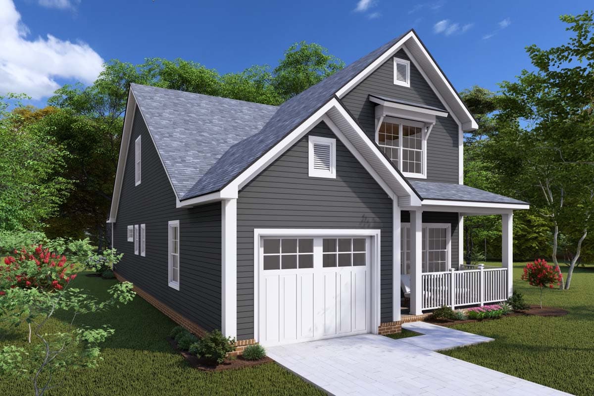 Plan 52349WM: 3-Bed Traditional Home Plan Under 1900 Sq Ft with Great Room - Image #5 - Country, Traditional