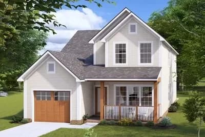 2-Story Traditional Home Plan with Main Level Master and Game Room - 2020 Sq Ft