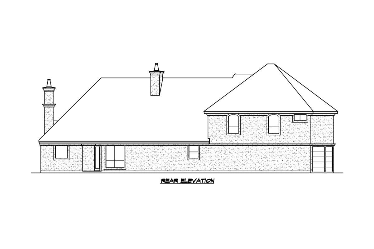 Plan 36235TX: V-Shaped Luxury Home Plan - Image #28 - European, Mediterranean