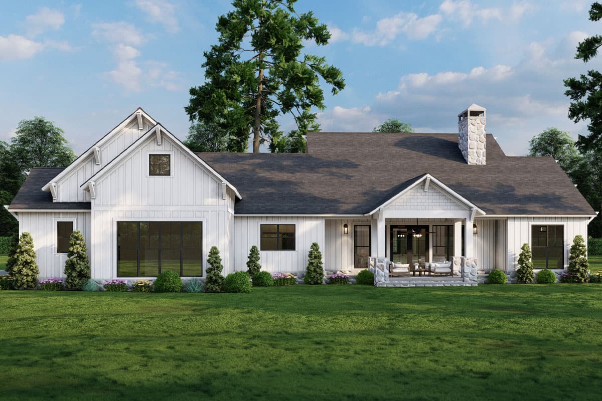 Plan 70886MK: 3-Bed Modern Farmhouse with Two Kitchen Islands and Bonus - 2610 Sq Ft - Image #5 - Country, Farmhouse, Modern Farmhouse, New American
