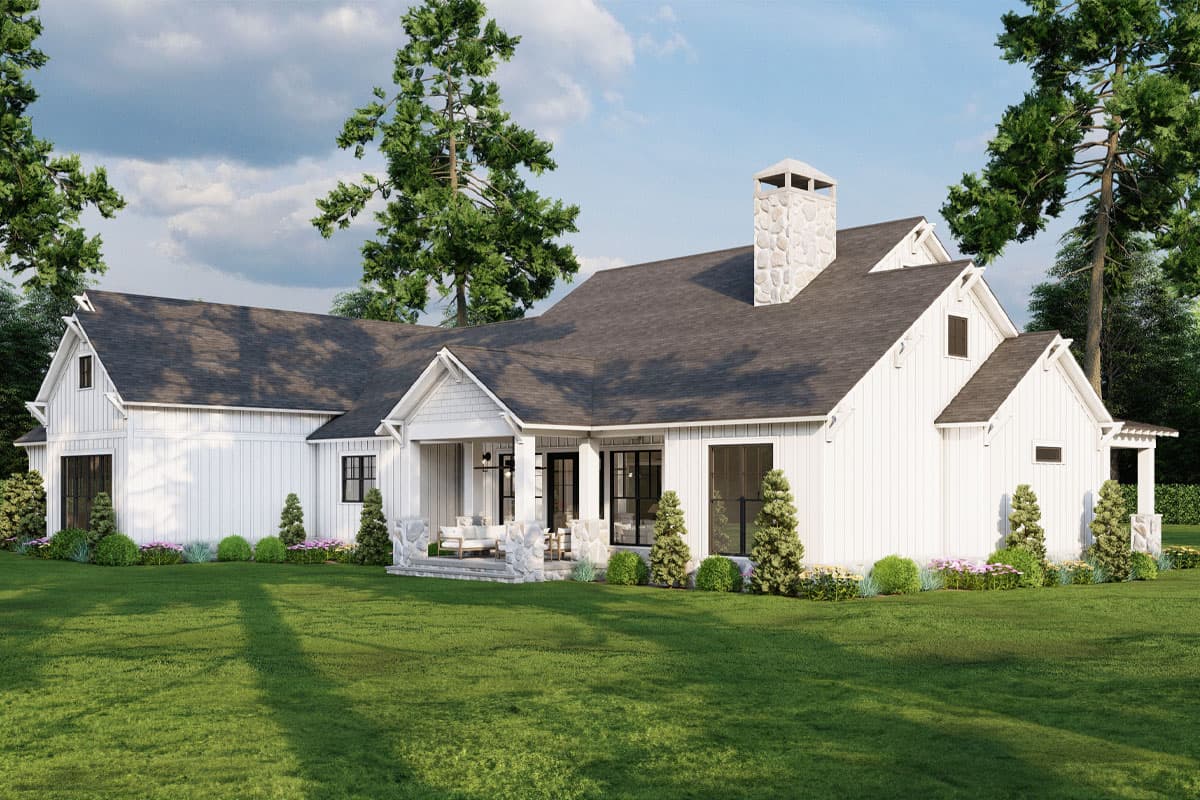 Plan 70886MK: 3-Bed Modern Farmhouse with Two Kitchen Islands and Bonus - 2610 Sq Ft - Image #6 - Country, Farmhouse, Modern Farmhouse, New American