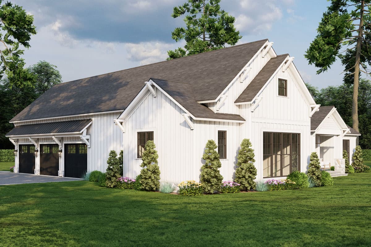 Plan 70886MK: 3-Bed Modern Farmhouse with Two Kitchen Islands and Bonus - 2610 Sq Ft - Image #7 - Country, Farmhouse, Modern Farmhouse, New American