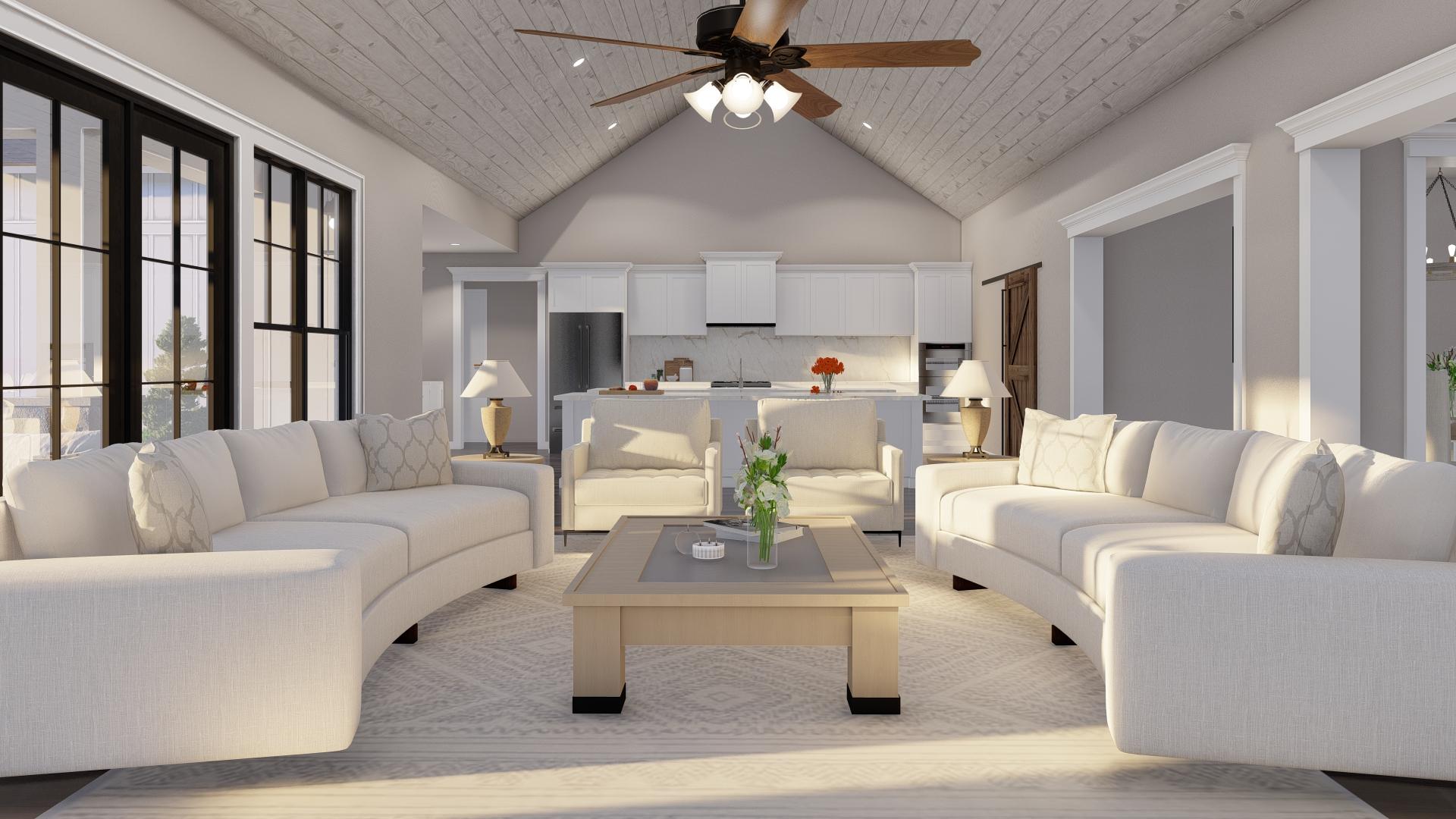 Plan 70886MK: 3-Bed Modern Farmhouse with Two Kitchen Islands and Bonus - 2610 Sq Ft - Image #11 - Country, Farmhouse, Modern Farmhouse, New American
