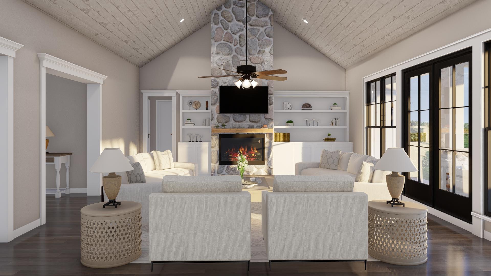 Plan 70886MK: 3-Bed Modern Farmhouse with Two Kitchen Islands and Bonus - 2610 Sq Ft - Image #12 - Country, Farmhouse, Modern Farmhouse, New American