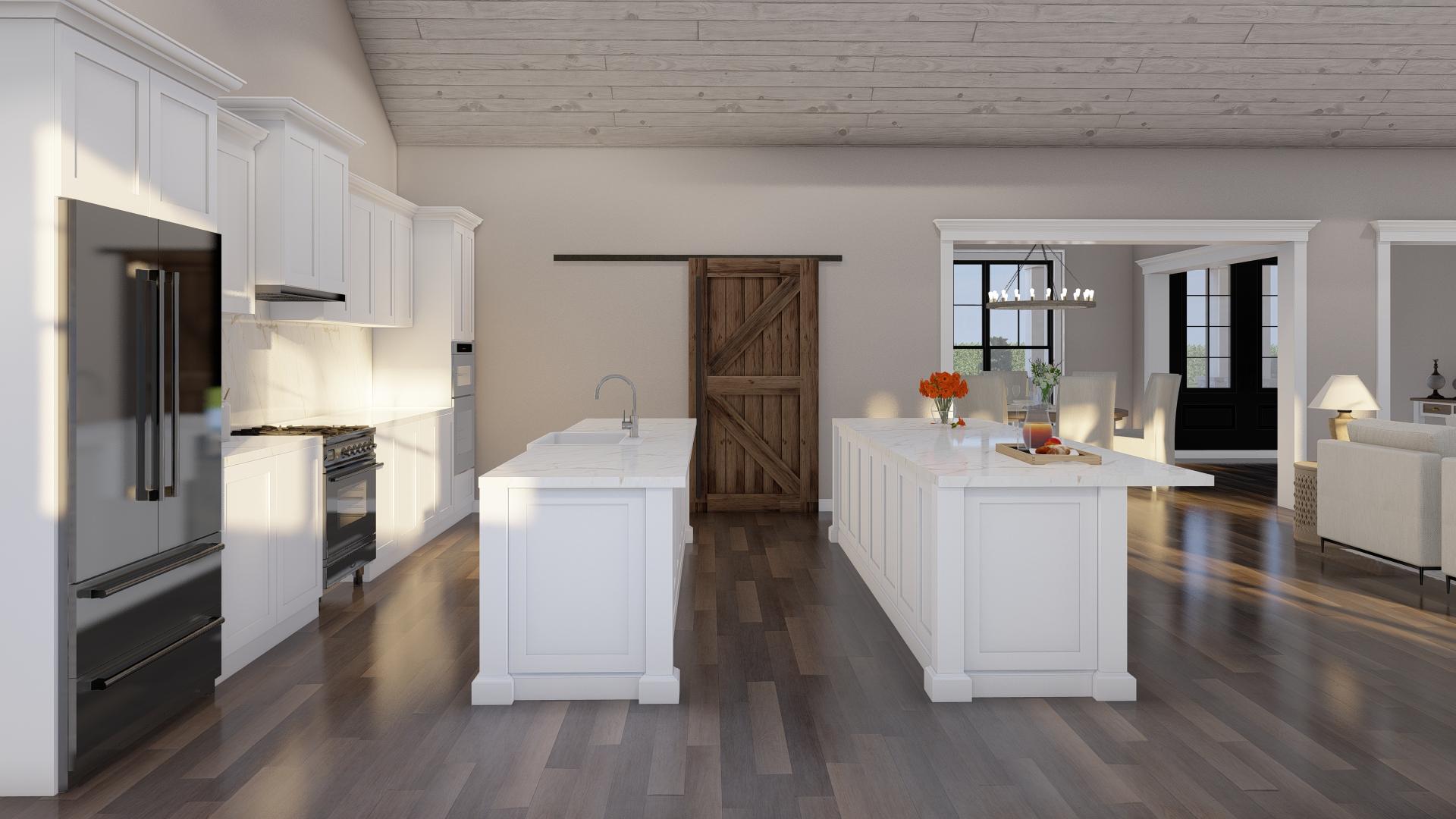 Plan 70886MK: 3-Bed Modern Farmhouse with Two Kitchen Islands and Bonus - 2610 Sq Ft - Image #15 - Country, Farmhouse, Modern Farmhouse, New American