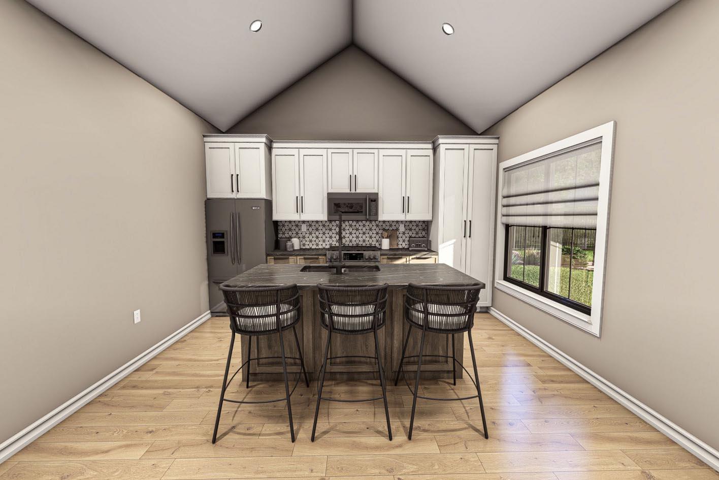 Plan 623362DJ: Modern Cottage Style ADU House Plan Under 800 Sq Ft - Virtual Tour Cover Image - Contemporary, Cottage, Country
