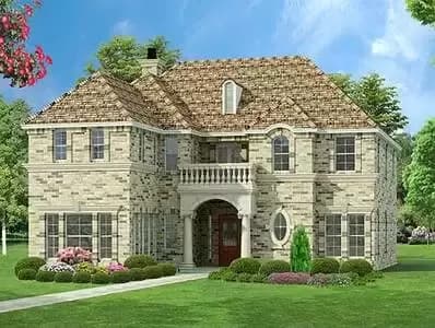 Narrow Lot European Design with Safe Room