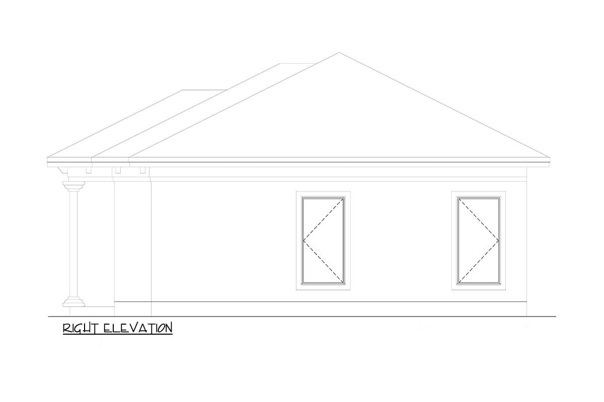 Plan 264111KMD: Spanish-style Casita ADU Plan with Two Rooms - 674 Sq Ft - Image #5 - Southwest, Spanish
