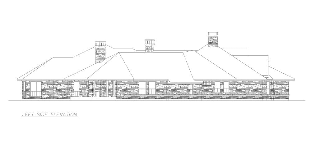 Plan 36238TX: 4-Bed Hill Country Ranch House Plan with V-Shaped Footprint - 6610 Sq Ft - Image #17 - Country, Hill Country, Ranch, Traditional