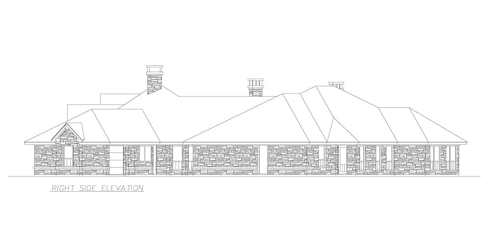 Plan 36238TX: 4-Bed Hill Country Ranch House Plan with V-Shaped Footprint - 6610 Sq Ft - Image #19 - Country, Hill Country, Ranch, Traditional
