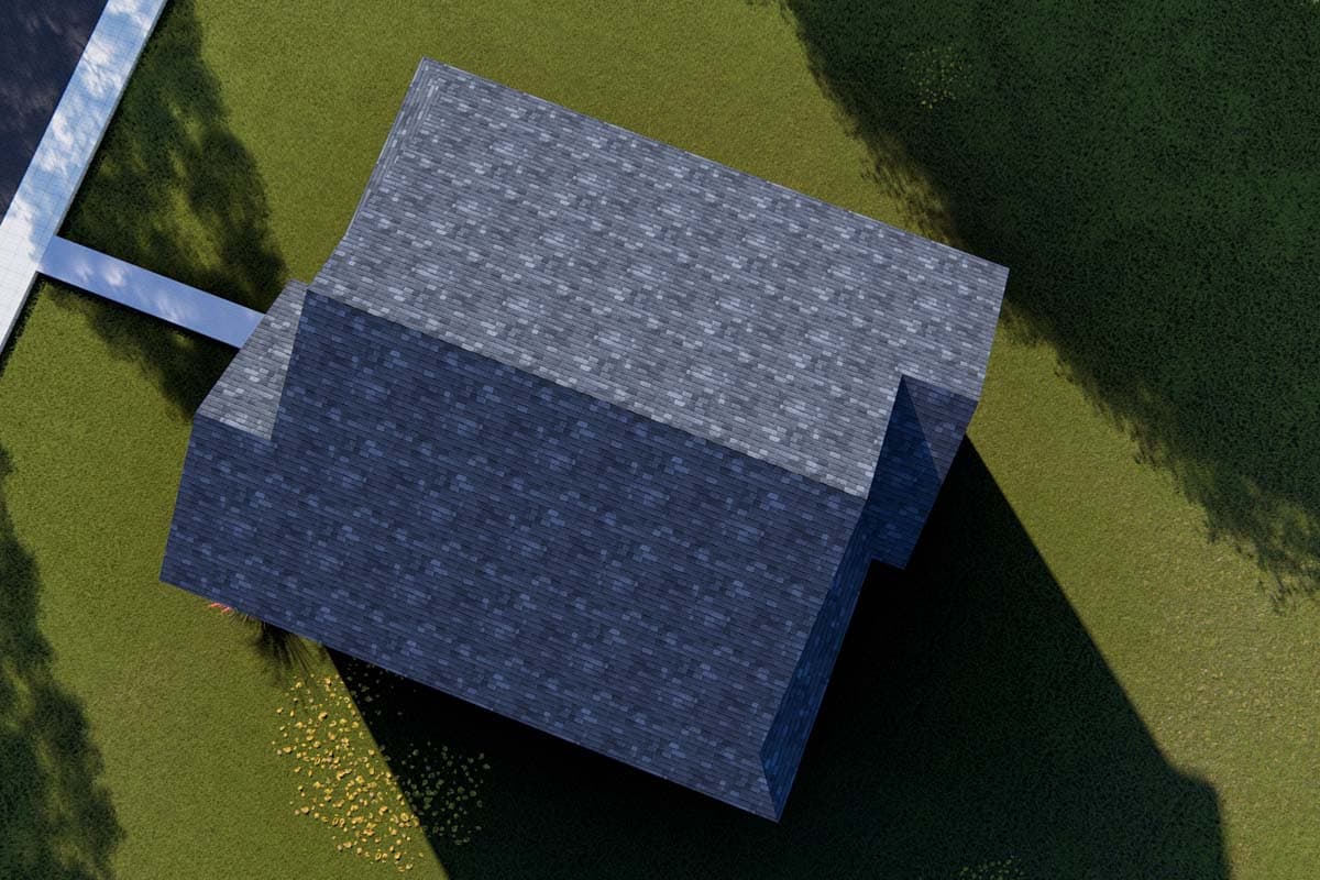 Plan 52353WM: Two-Story Traditional Duplex House Plan with 2 Bed Units - 1120 Sq Ft Each - Image #8 - New American, Traditional