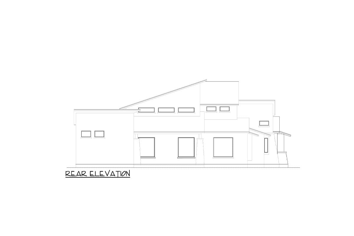 Plan 264138KMD: Modern House Plan with Upstairs Study Overlooking Great Room Below - 2596 Sq Ft - Image #7 - Contemporary, Mid Century Modern, Modern