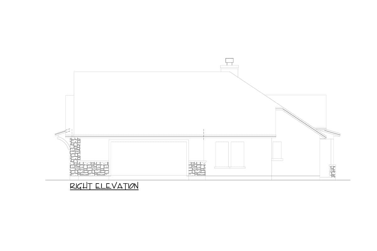 Plan 264139KMD: 3-Bed Hill Country Ranch House Plan with Divided Jack and Jill Master Suite - 2598 Sq Ft - Image #5 - Craftsman, Hill Country, Ranch, Southern
