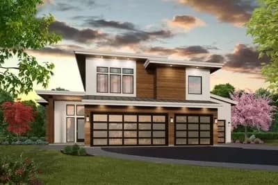 Multi-Generational Home Plan with Three Kitchens and Finished Lower Level - 5783 Sq Ft