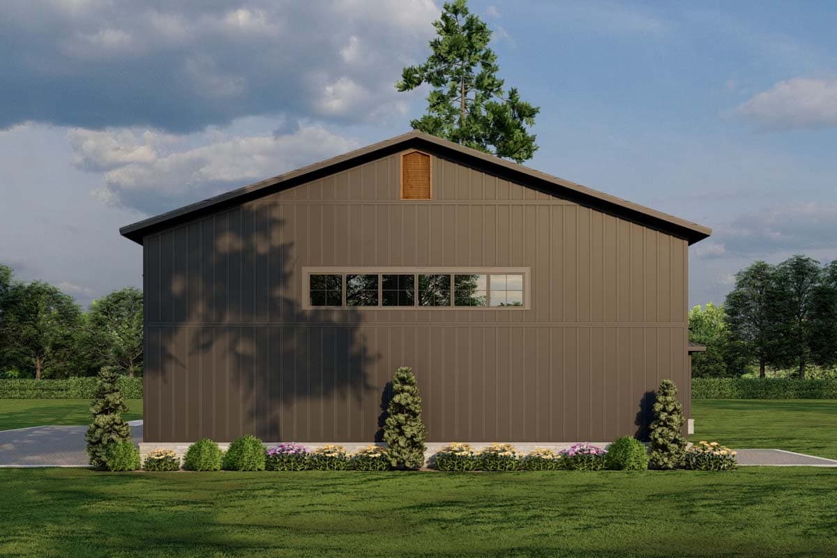 Plan 70887MK: New American Barndominium-Style Plan with Outdoor Fireplace and Oversized RV Garage- 2631 Sq Ft - Image #19 - Barndominium, Country, Craftsman, Farmhouse, New American, Southern