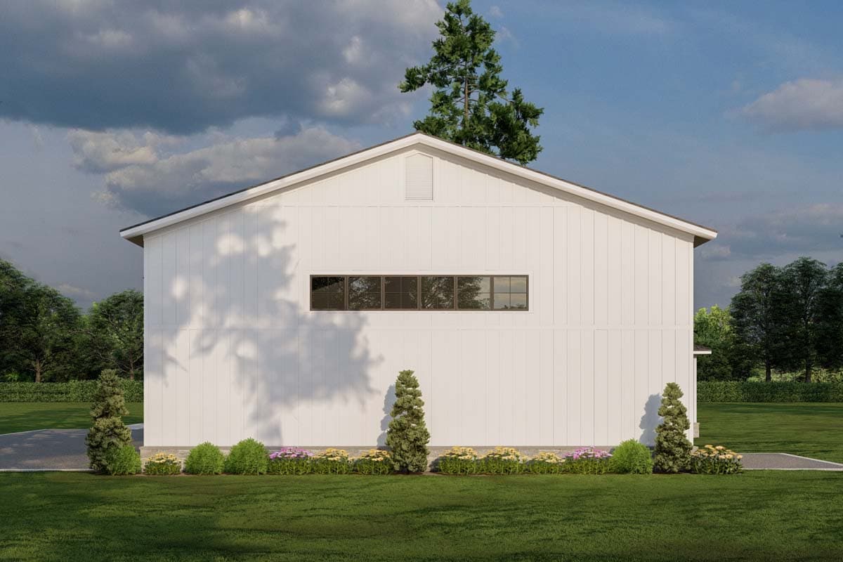 Plan 70887MK: New American Barndominium-Style Plan with Outdoor Fireplace and Oversized RV Garage- 2631 Sq Ft - Image #27 - Barndominium, Country, Craftsman, Farmhouse, New American, Southern