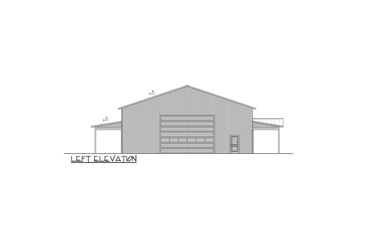 Plan 400022FTY: 3-Bed Barndominium Home Plan with Wrap Around Porch and Playroom - 2423 Sq Ft - Image #34 - Barndominium, Country, Farmhouse, New American, Rustic