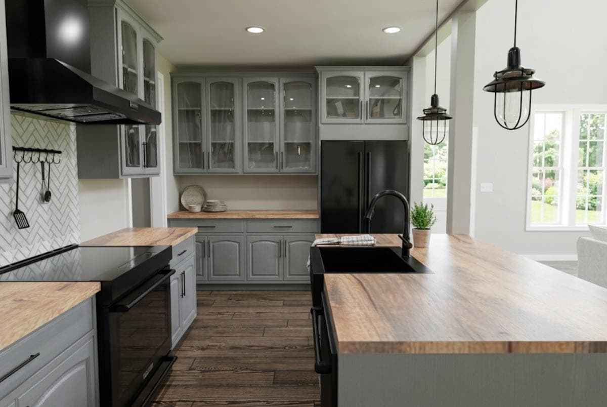 Plan 400023FTY: 2-Story Barndominium-Style Home Plan with Master on 1st Floor and Loft - 2310 Sq Ft - Image #23 - Barndominium, Country, Modern Farmhouse, New American