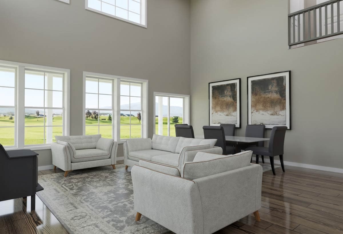 Plan 400023FTY: 2-Story Barndominium-Style Home Plan with Master on 1st Floor and Loft - 2310 Sq Ft - Image #24 - Barndominium, Country, Modern Farmhouse, New American