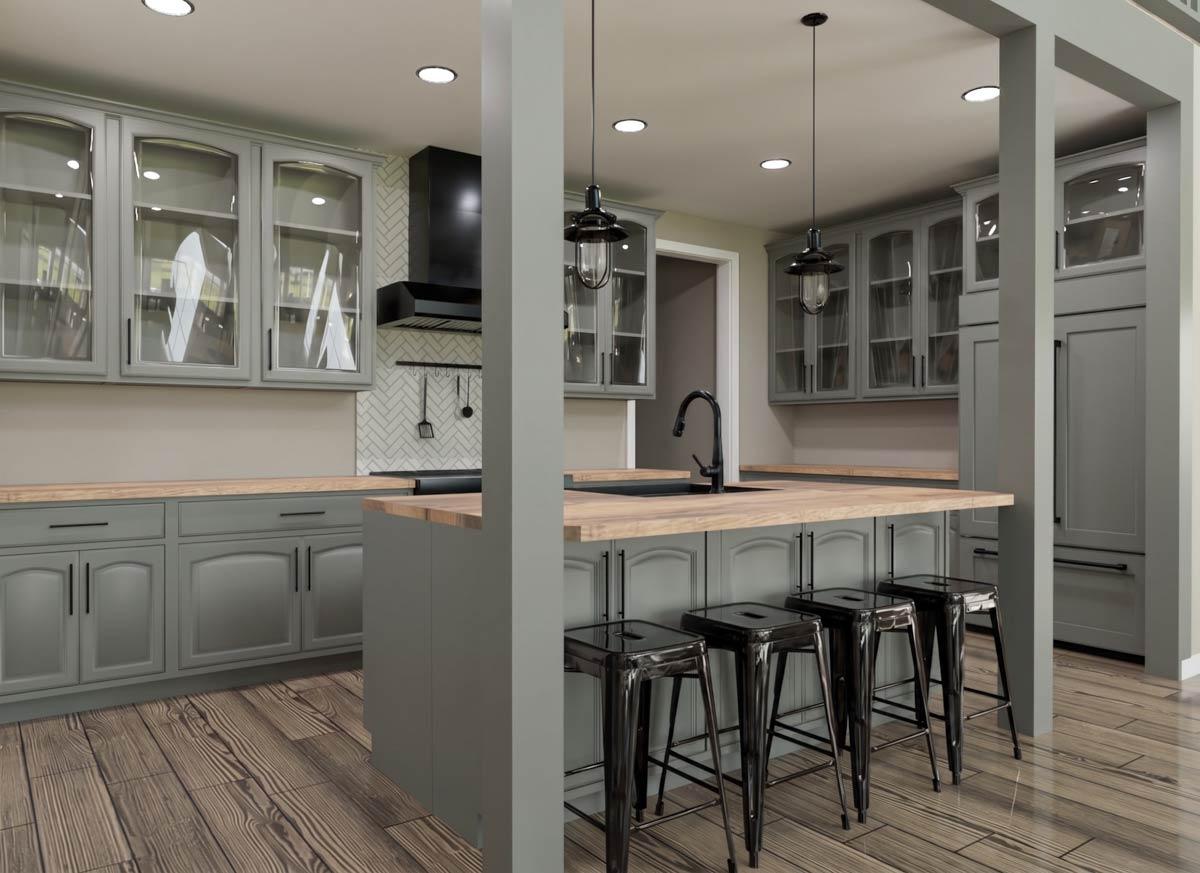 Plan 400023FTY: 2-Story Barndominium-Style Home Plan with Master on 1st Floor and Loft - 2310 Sq Ft - Image #21 - Barndominium, Country, Modern Farmhouse, New American