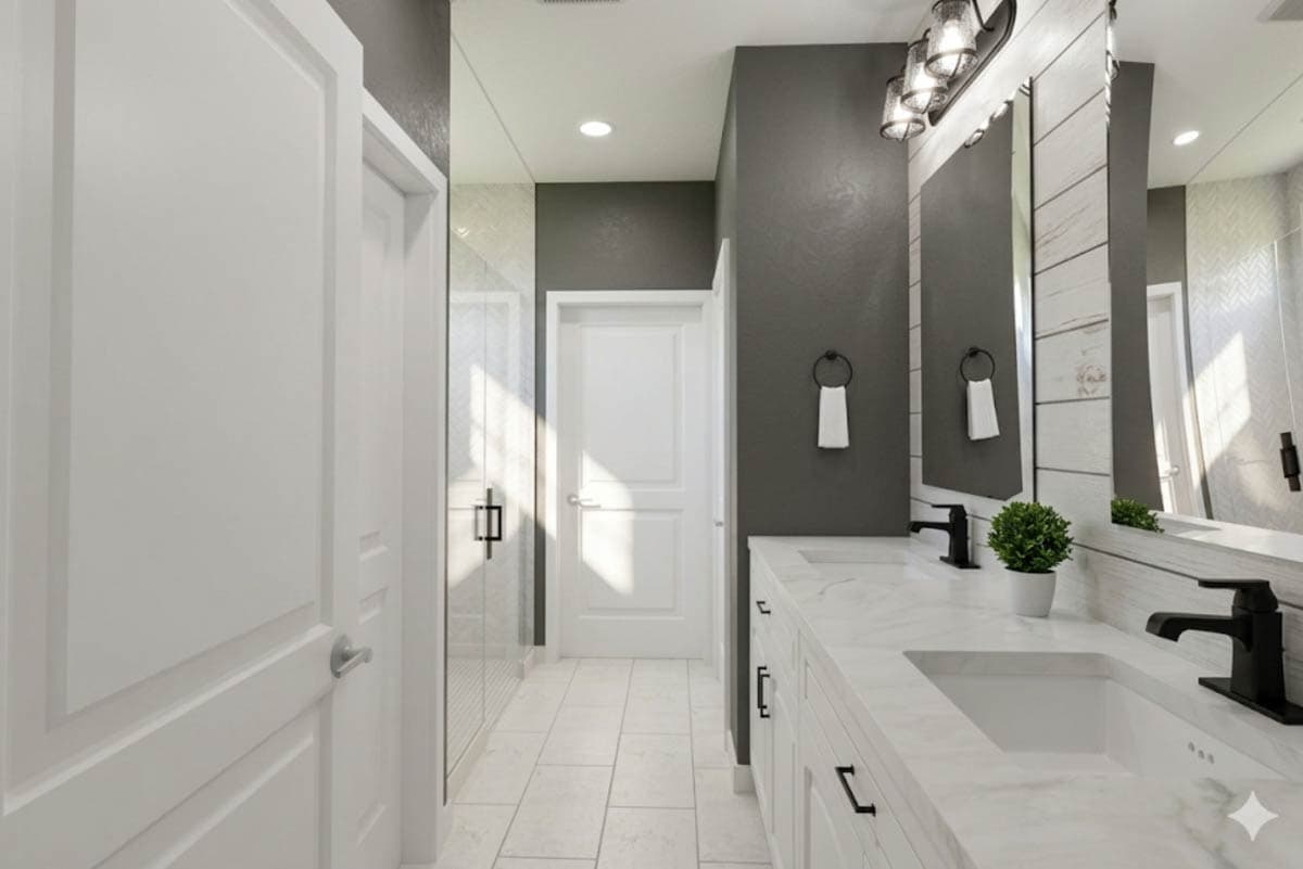 Plan 400023FTY: 2-Story Barndominium-Style Home Plan with Master on 1st Floor and Loft - 2310 Sq Ft - Image #31 - Barndominium, Country, Modern Farmhouse, New American