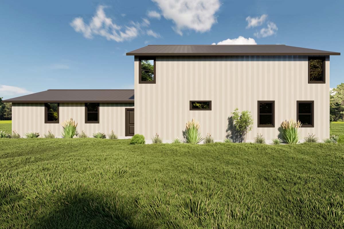 Plan 400023FTY: 2-Story Barndominium-Style Home Plan with Master on 1st Floor and Loft - 2310 Sq Ft - Image #15 - Barndominium, Country, Modern Farmhouse, New American