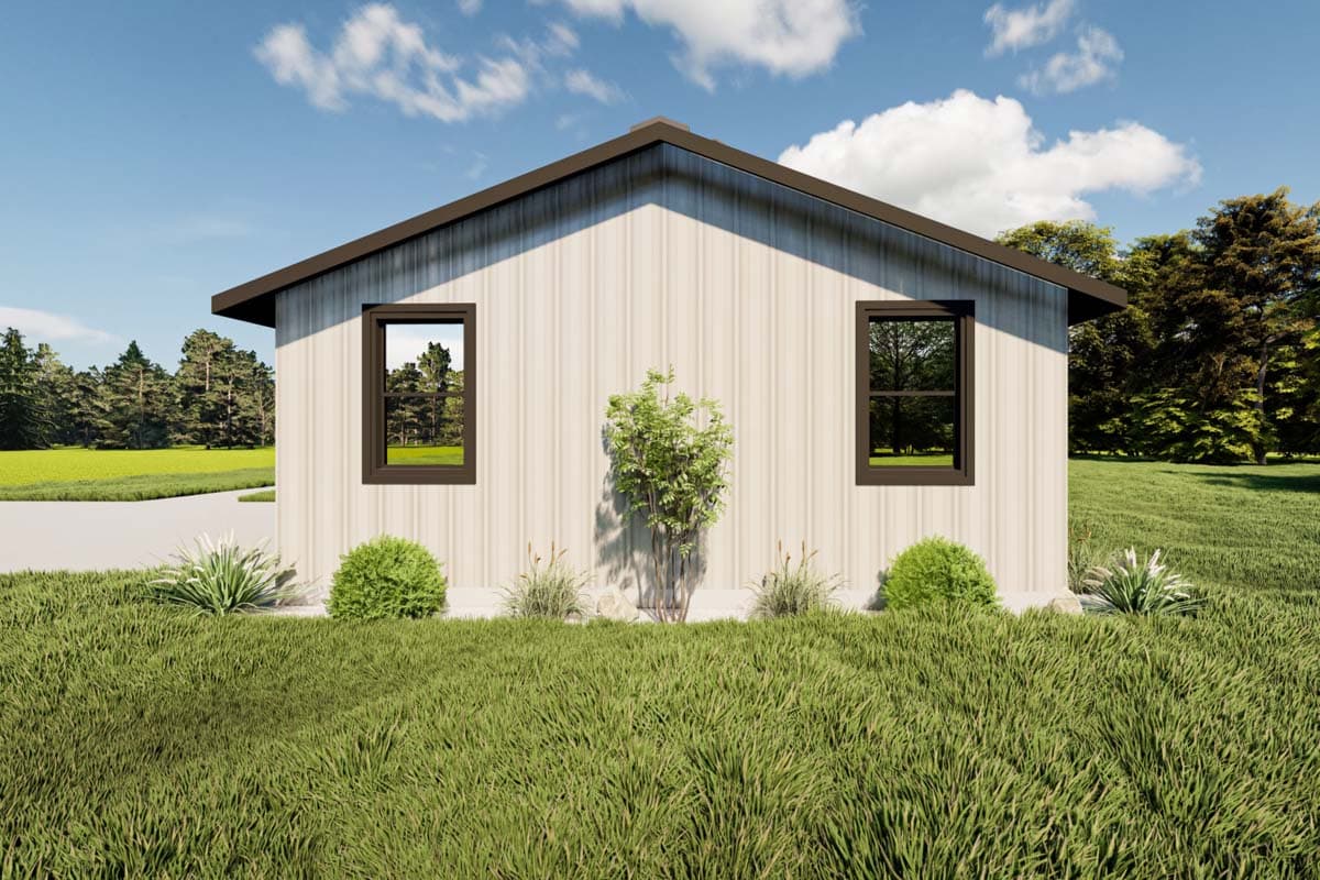 Plan 400023FTY: 2-Story Barndominium-Style Home Plan with Master on 1st Floor and Loft - 2310 Sq Ft - Image #17 - Barndominium, Country, Modern Farmhouse, New American