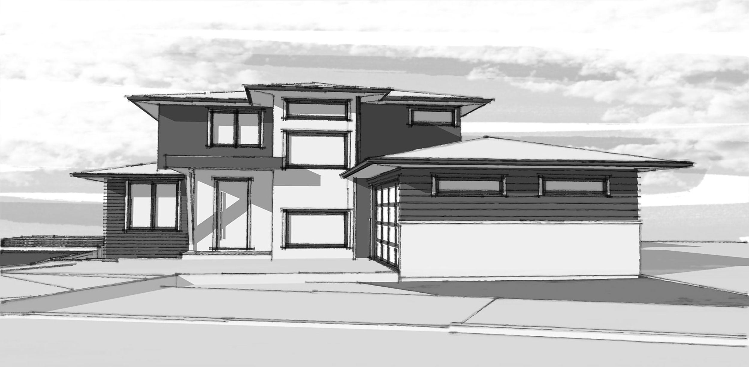 Plan 147009RML: Modern Northwest Style Home Plan with Outdoor Kitchen and 2 Car Garage - Image #10 - Contemporary, Mid Century Modern, Modern, Northwest
