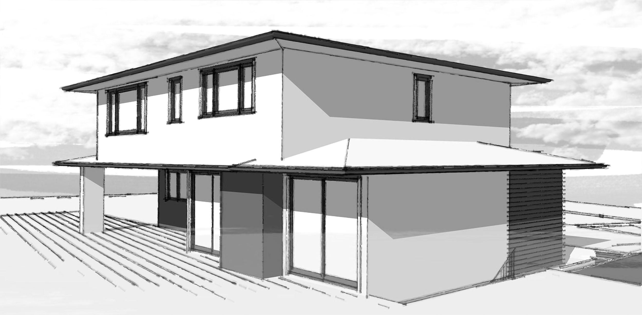 Plan 147009RML: Modern Northwest Style Home Plan with Outdoor Kitchen and 2 Car Garage - Image #12 - Contemporary, Mid Century Modern, Modern, Northwest