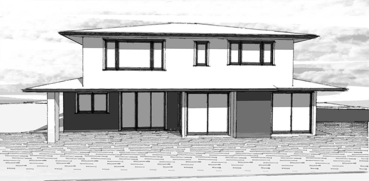 Plan 147009RML: Modern Northwest Style Home Plan with Outdoor Kitchen and 2 Car Garage - Image #13 - Contemporary, Mid Century Modern, Modern, Northwest