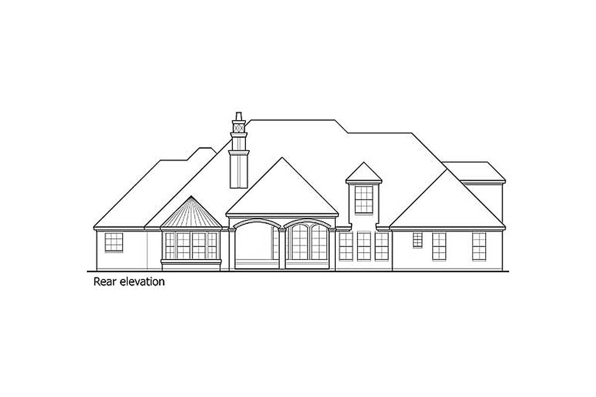 Plan 36270TX: Flexible Estate Home Plan - Image #9 - European, French Country, Traditional