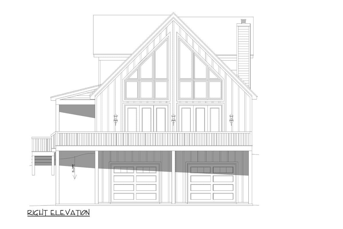 Plan 680337VR: 2-Story Mountain Home Plan with Great Room and Wrap ...