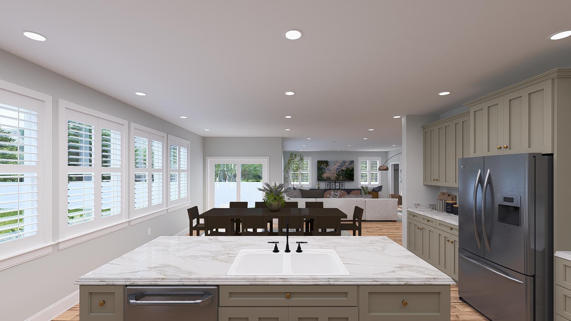 Plan 61506UT: Two-Story Transitional Home Plan with Home Office and Optional Lower Level - 3372 Sq Ft - Image #17 - Country, Southern, Transitional