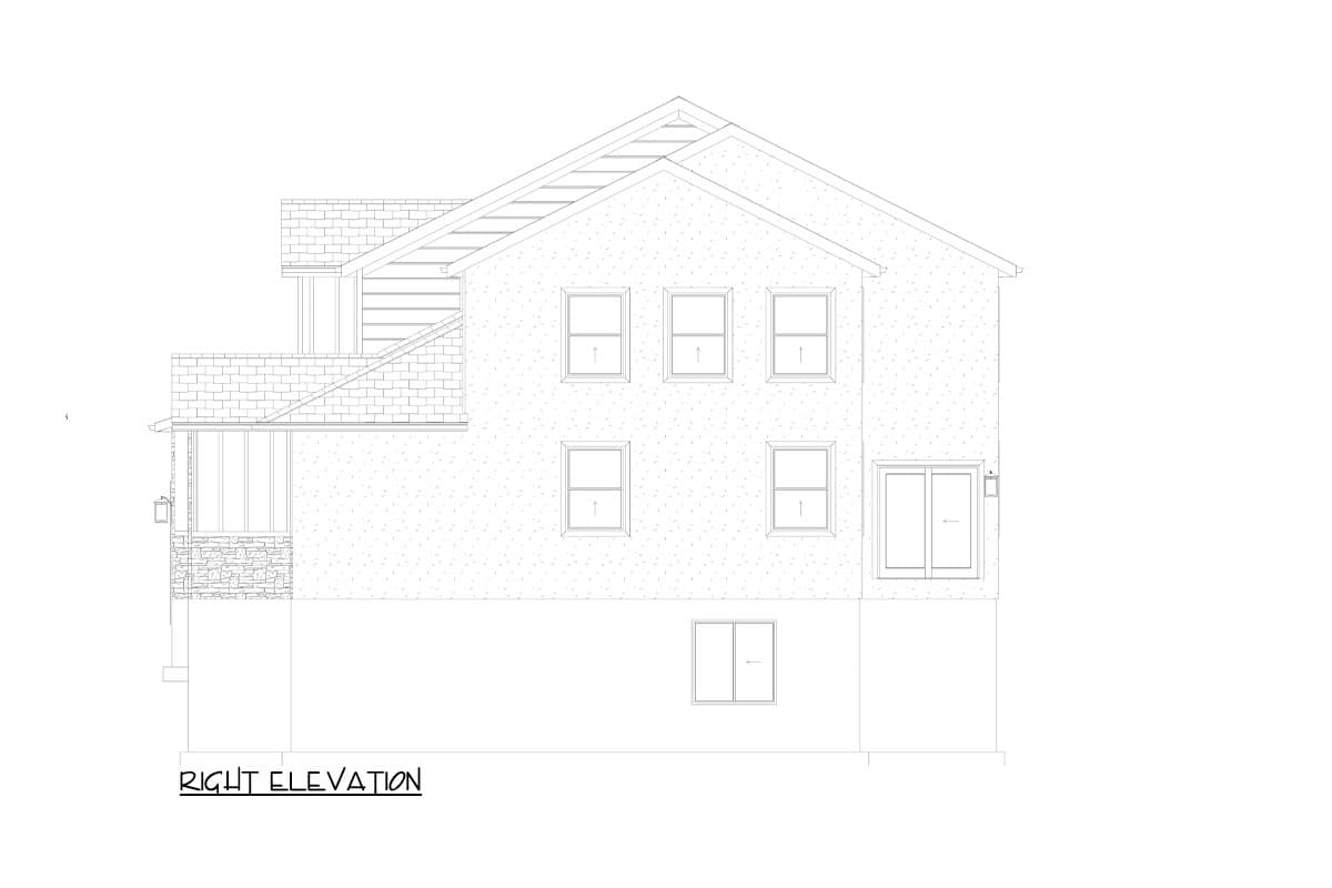 Plan 61506UT: Two-Story Transitional Home Plan with Home Office and Optional Lower Level - 3372 Sq Ft - Image #22 - Country, Southern, Transitional
