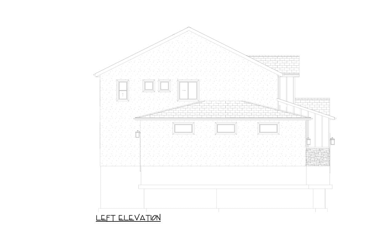 Plan 61506UT: Two-Story Transitional Home Plan with Home Office and Optional Lower Level - 3372 Sq Ft - Image #20 - Country, Southern, Transitional