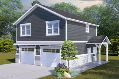 Traditional 2-Bed ADU with Open Concept and Garage Below - 1049 Sq Ft