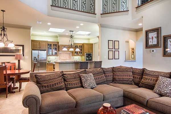 Plan 36277TX: 3-Bed European-Style Home Plan with Vaulted Ceilings - Image #7 - European, French Country