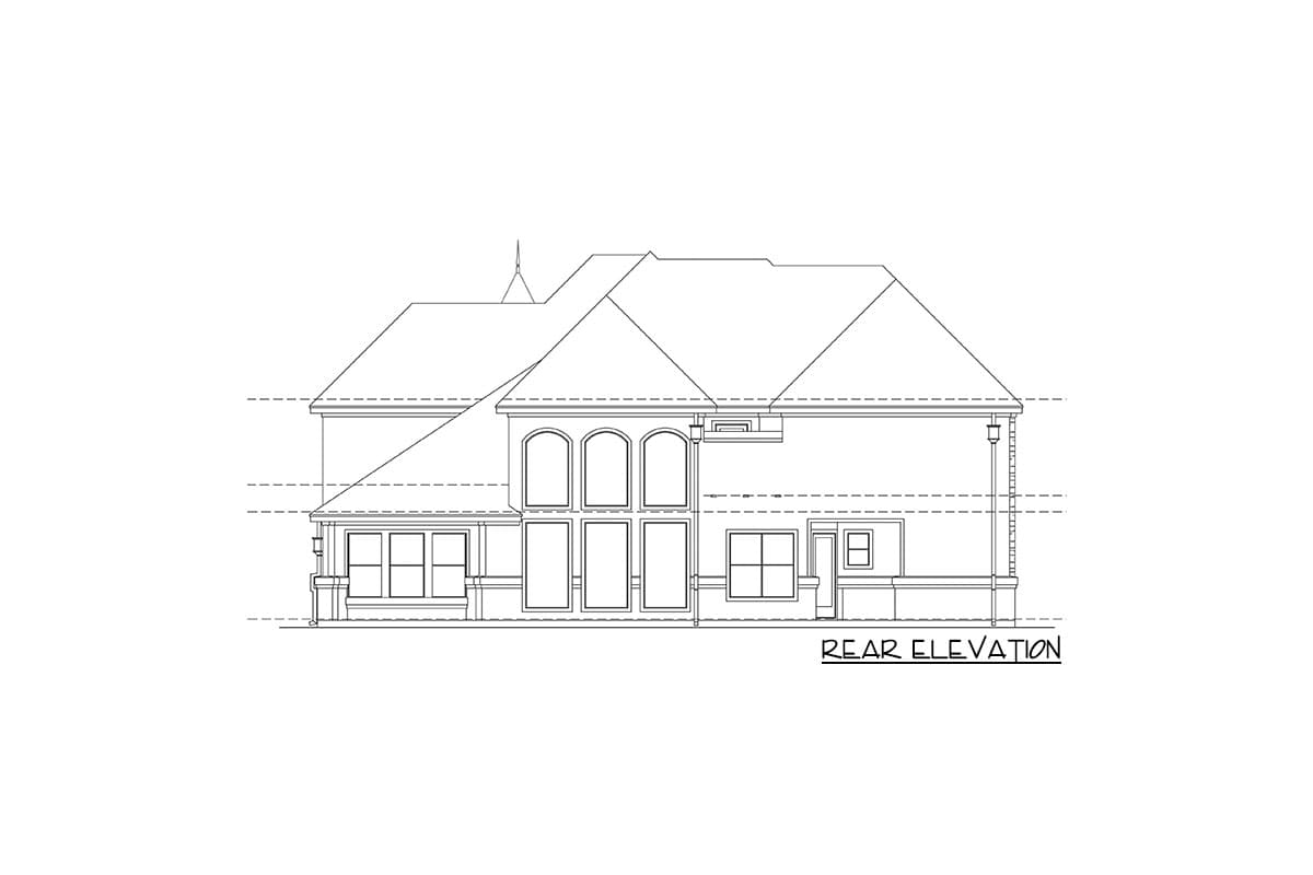 Plan 36284TX: Elegant Home Plan with Indoor Grotto - Image #6 - European, Traditional, Tuscan