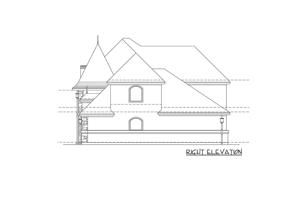Plan 36284TX: Elegant Home Plan with Indoor Grotto - Image #7 - European, Traditional, Tuscan