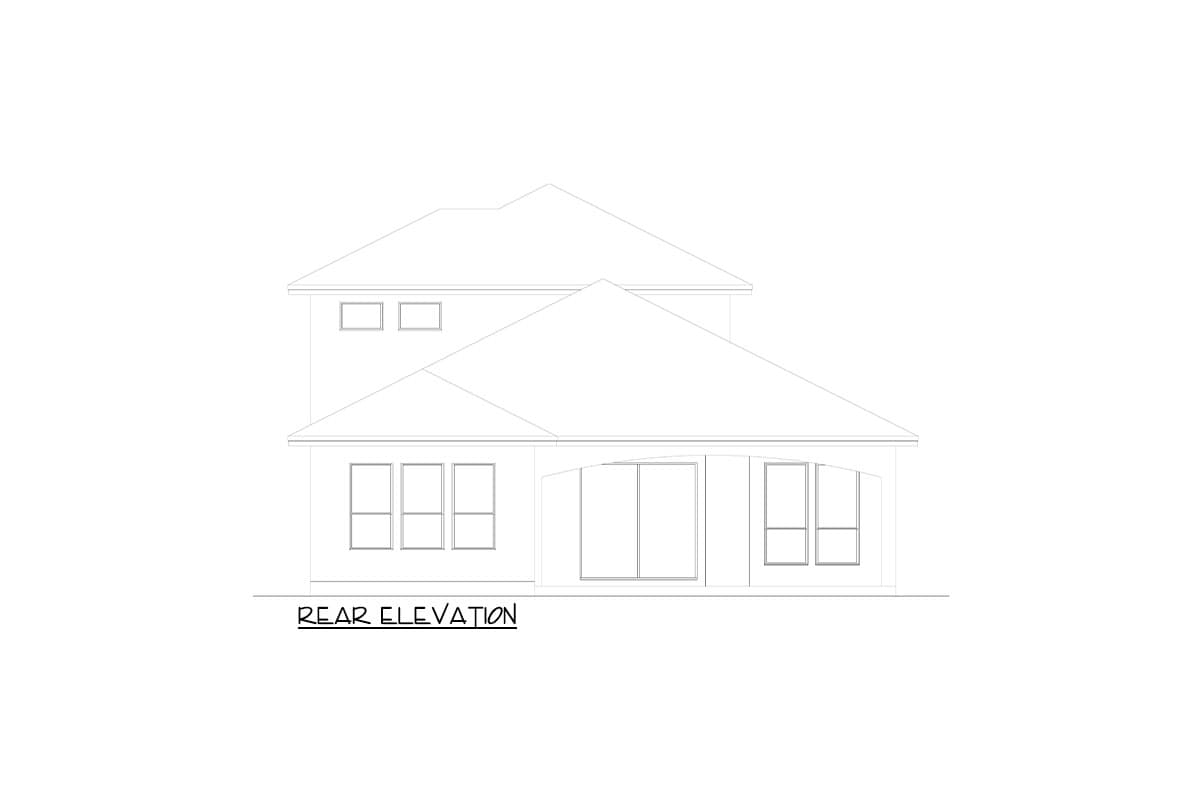 Plan 264143KMD: Two-Story Mediterranean House Plan with L Shape Kitchen - 2583 Sq Ft - Image #4 - Mediterranean