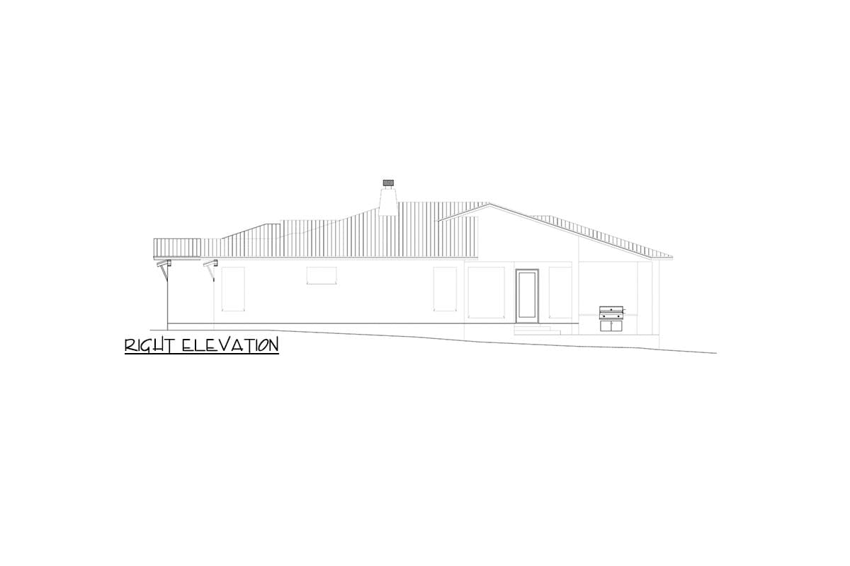 Plan 264148KMD: 3-Bed Southwest Style Ranch House Plan with Home Office - 2725 Sq Ft - Image #5 - Hill Country, Ranch, Southwest, Spanish