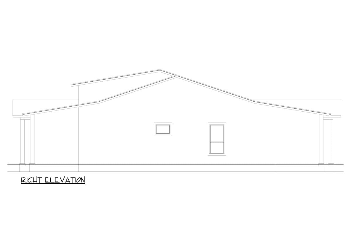 Plan 264153KMD: 3-Bed Traditional Ranch House Plan with Vaulted Great Room - 2800 Sq Ft - Image #5 - Ranch, Traditional