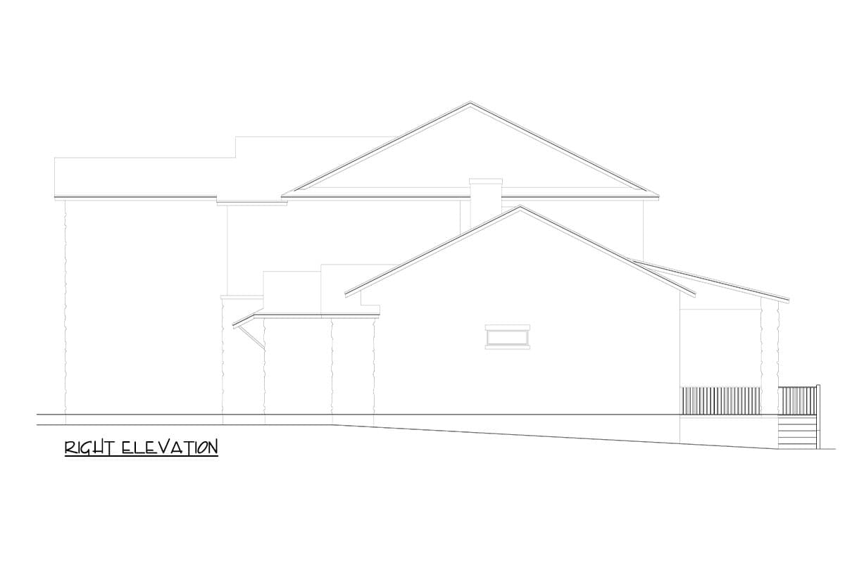Plan 264171KMD: Contemporary Hill Country House Plan with Private 2nd Floor Master Suite - 3032 Sq Ft - Image #5 - Contemporary, Hill Country, New American, Rustic