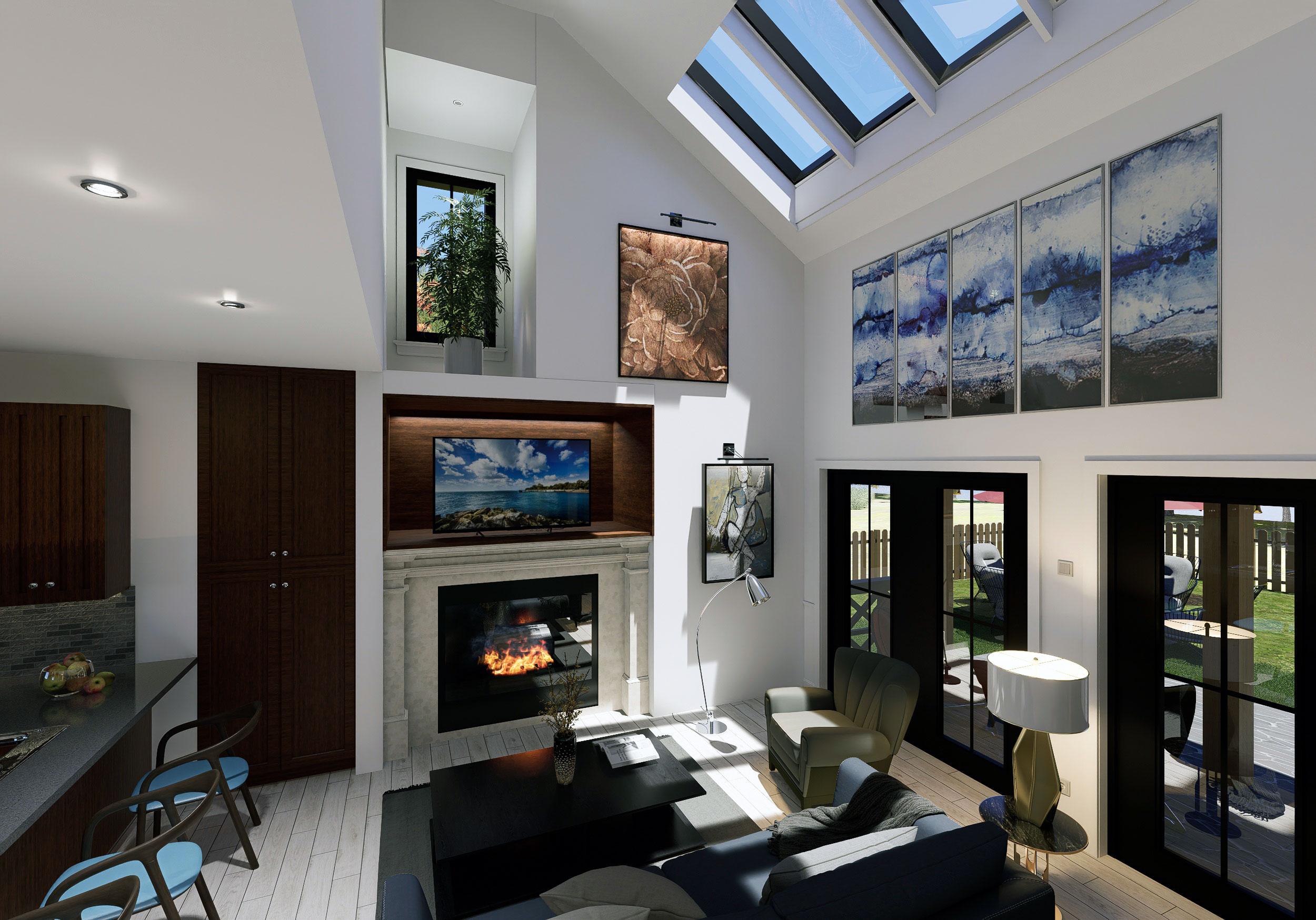 Plan 147010RML: 2-Story Bungalow Country Home Plan with U-Shape Kitchen - 2127 Sq Ft - Image #9 - Bungalow, Cottage, Country