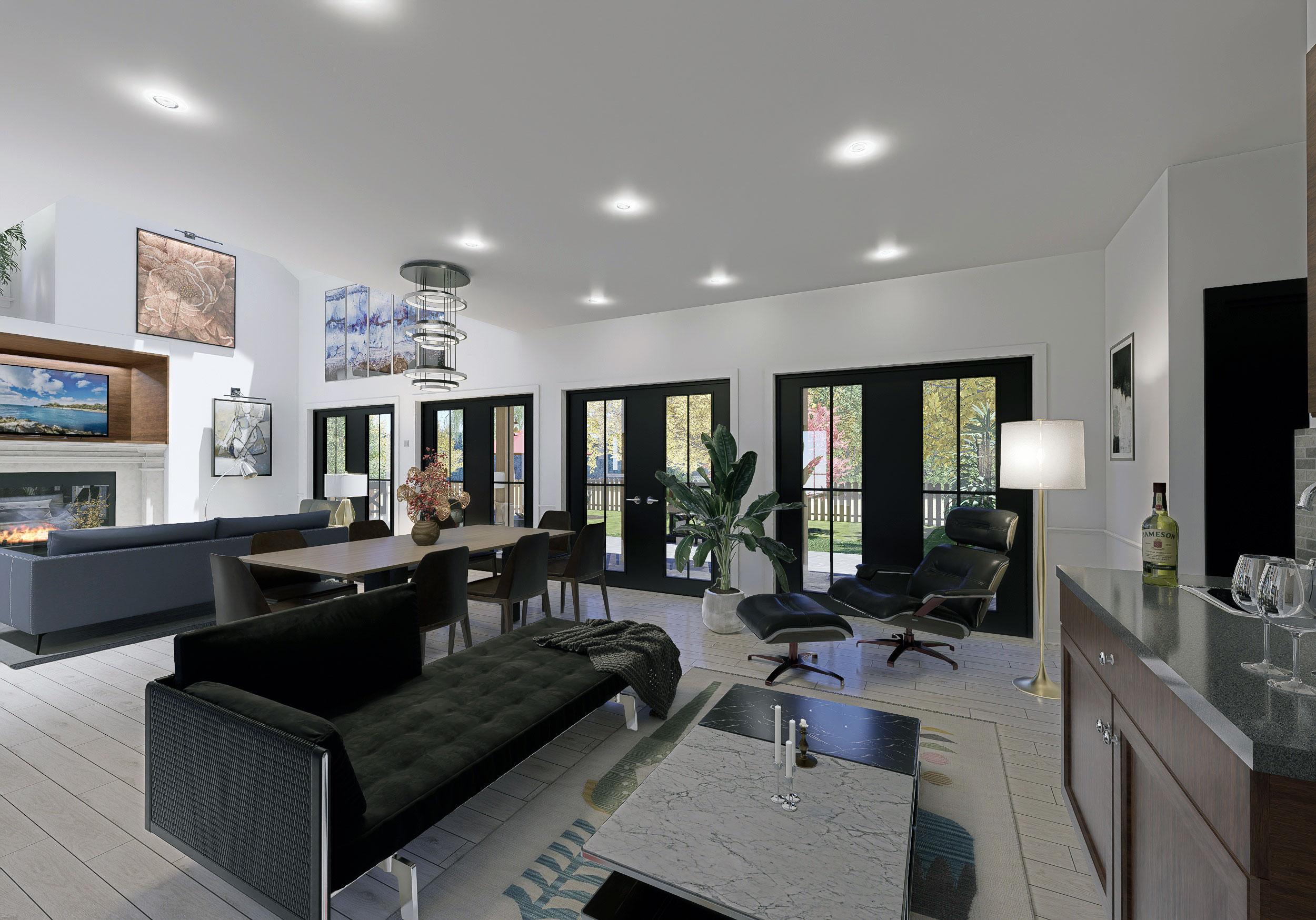 Plan 147010RML: 2-Story Bungalow Country Home Plan with U-Shape Kitchen - 2127 Sq Ft - Image #11 - Bungalow, Cottage, Country