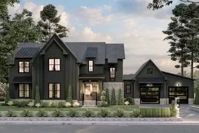 4-Bed Transitional Home Plan with Loft Under 3300 Sq Ft