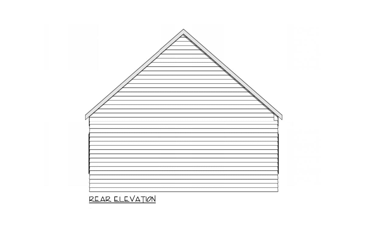 Plan 420147WNT: 2-Bed ADU Cottage with Vaulted Kitchen and Living Room - 884 Sq Ft - Image #15 - Cottage, Country